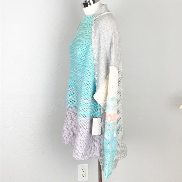 NWT Free People Polar Opposites Oversized Sweater - Picture 6 of 16